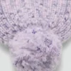 Bonnet à pompon chiné