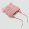 Bonnet à pompon en tricot