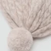 Bonnet à pompon en tricot