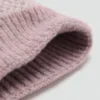 Bonnet à pompon en tricot