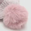 Bonnet à pompon en tricot
