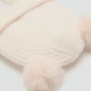 Bonnet à pompon en tricot