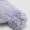 Bonnet à pompon en tricot