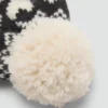 Bonnet à pompon en tricot