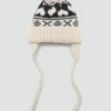 Bonnet à pompon en tricot