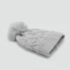 Bonnet texturé avec pompon