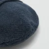 Bonnet tricoté avec revers