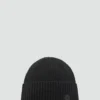 Bonnet tricoté avec revers
