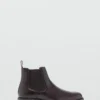 Bottes Chelsea en cuir verni