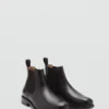 Bottes Chelsea en cuir verni