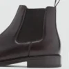 Bottes Chelsea en cuir verni