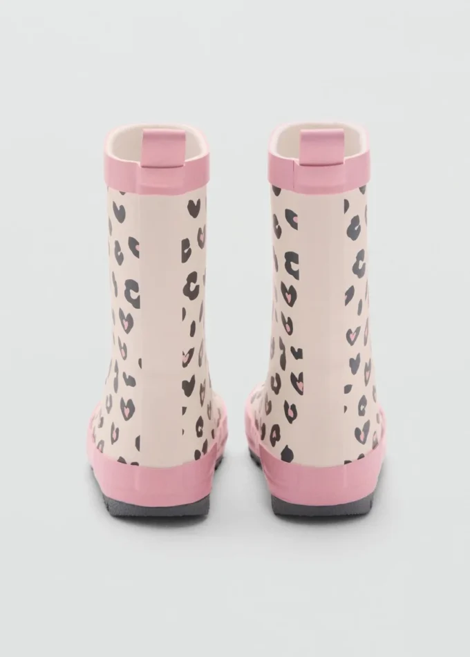Bottes en caoutchouc imprimé léopard Bottes en caoutchouc imprimé léopard