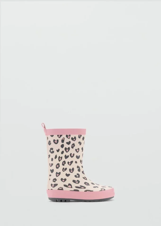 Bottes en caoutchouc imprimé léopard Bottes en caoutchouc imprimé léopard