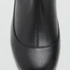 Bottes en cuir au design combiné