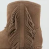 Bottes en cuir à franges Bottes en cuir à franges