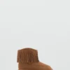 Bottes en cuir à franges