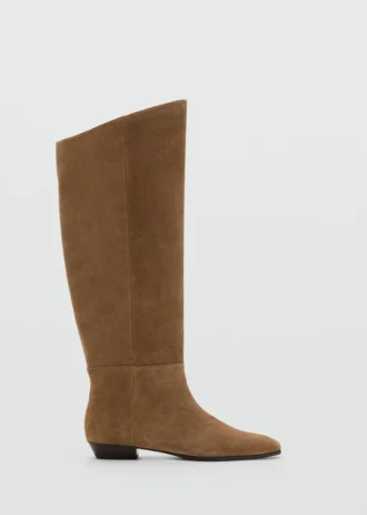 Bottes en daim à tige haute