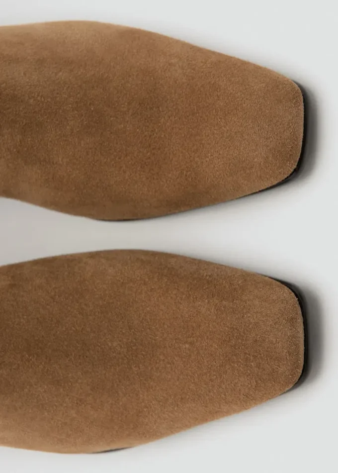 Bottes en daim à tige haute