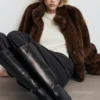 Bottes hautes en cuir