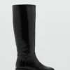 Bottes hautes en cuir