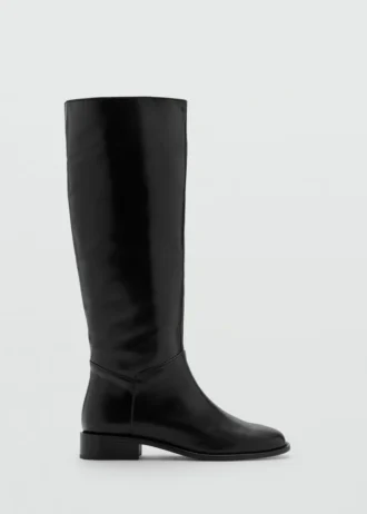 Bottes hautes en cuir