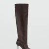 Bottes hautes en cuir