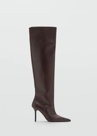 Bottes hautes en cuir