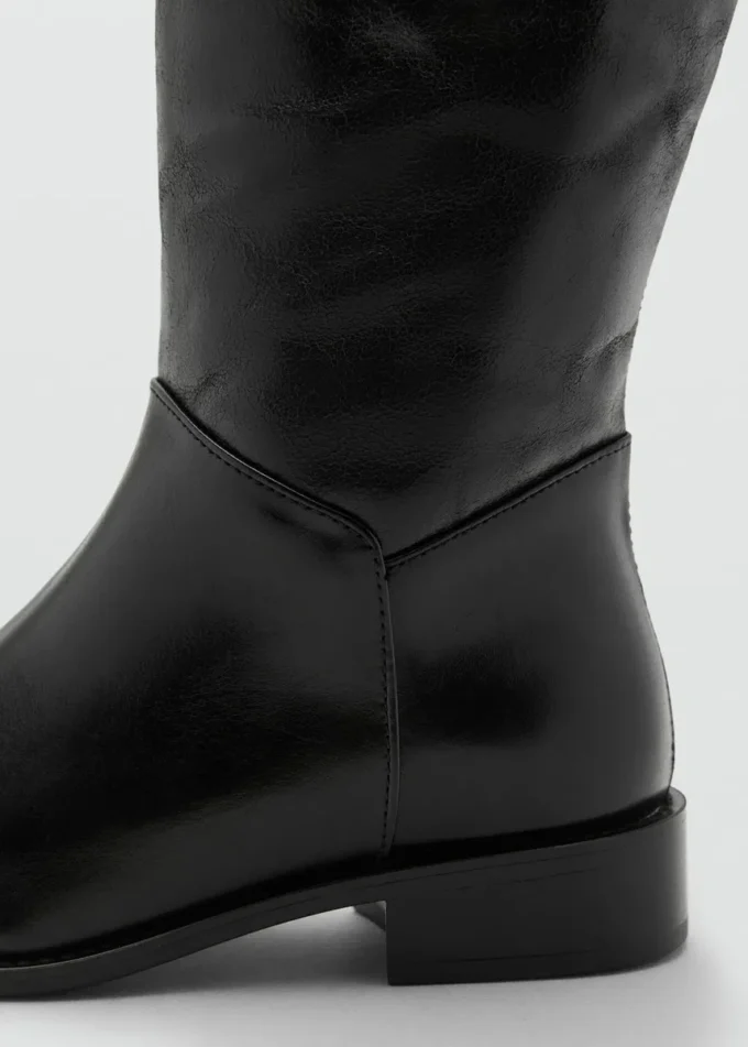 Bottes hautes en cuir