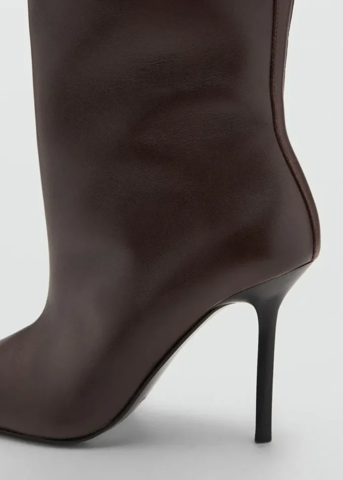 Bottes hautes en cuir