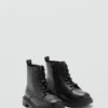 Bottes à lacets en cuir Bottes à lacets en cuir