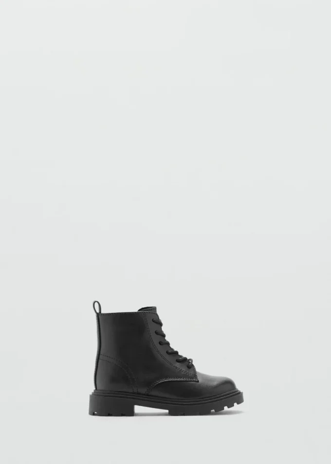 Bottes à lacets en cuir Bottes à lacets en cuir