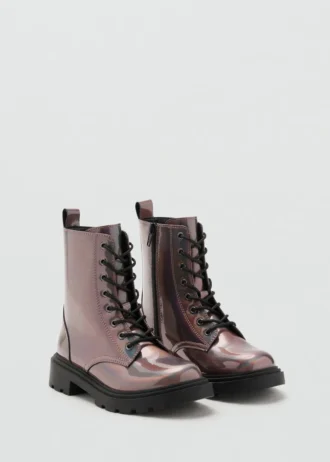 Bottes métalliques à fermeture éclair