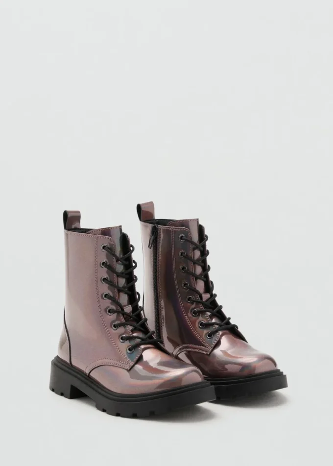 Bottes métalliques à fermeture éclair Bottes métalliques à fermeture éclair