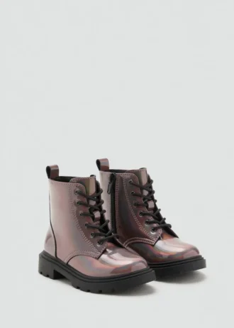 Bottes métalliques à fermeture éclair
