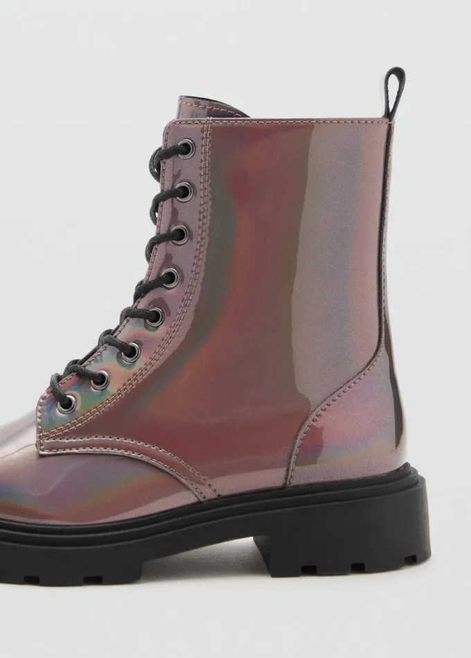 Bottes métalliques à fermeture éclair Bottes métalliques à fermeture éclair
