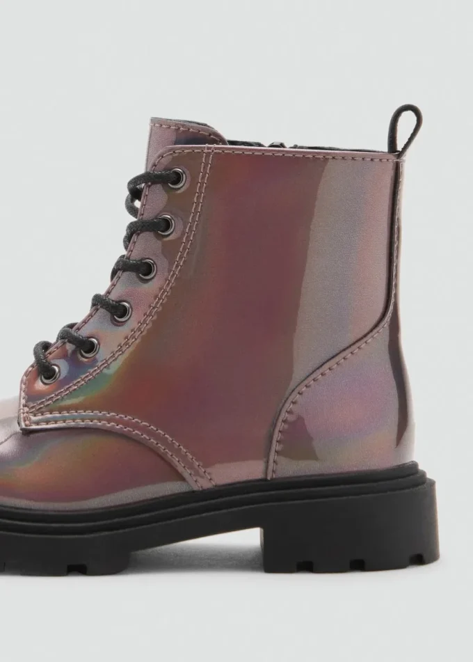 Bottes métalliques à fermeture éclair