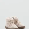 Bottines avec détails en cuir Bottines avec détails en cuir