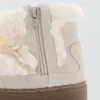 Bottines avec détails en cuir Bottines avec détails en cuir
