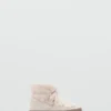 Bottines avec détails en cuir Bottines avec détails en cuir