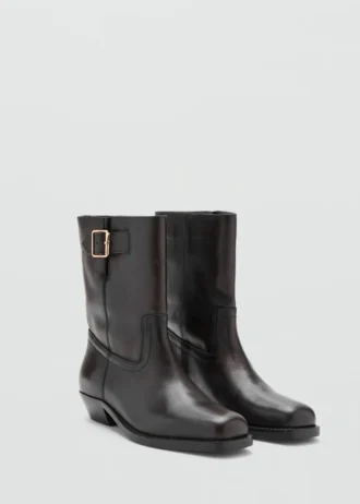 Bottines à boucle