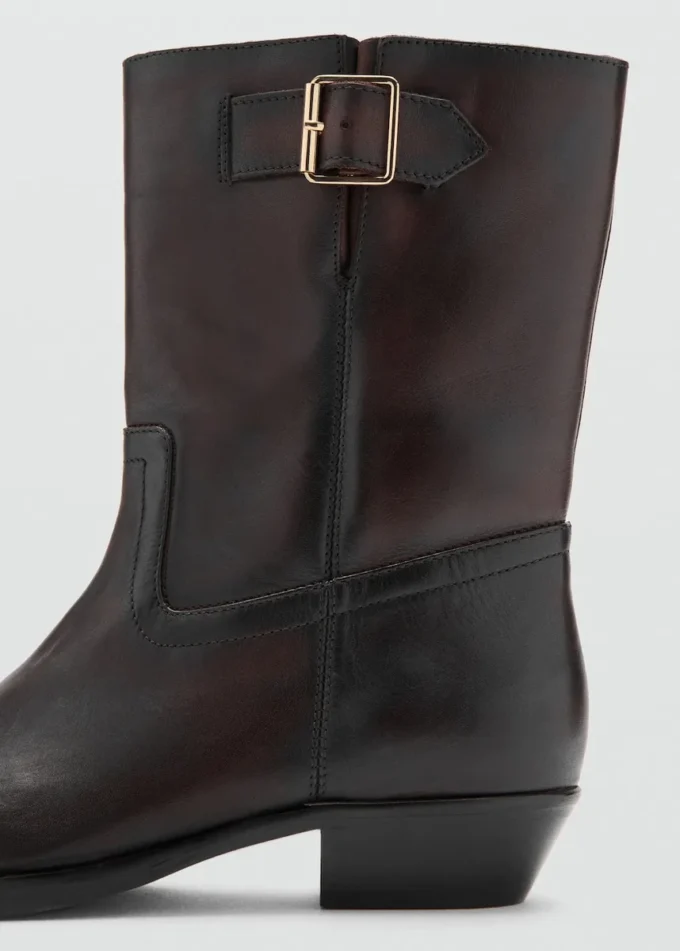 Bottines à boucle