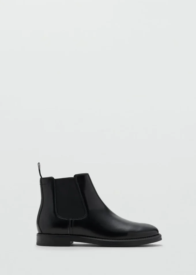 Bottines Chelsea en simili cuir