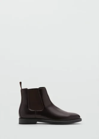 Bottines Chelsea en simili cuir