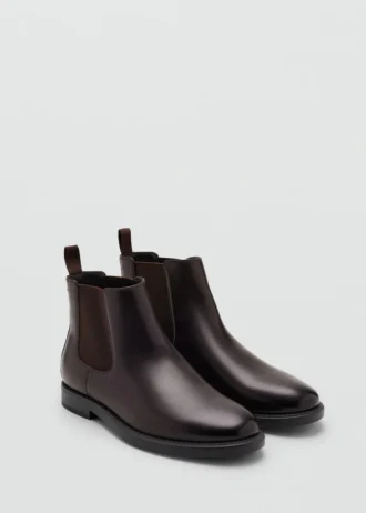 Bottines Chelsea en simili cuir