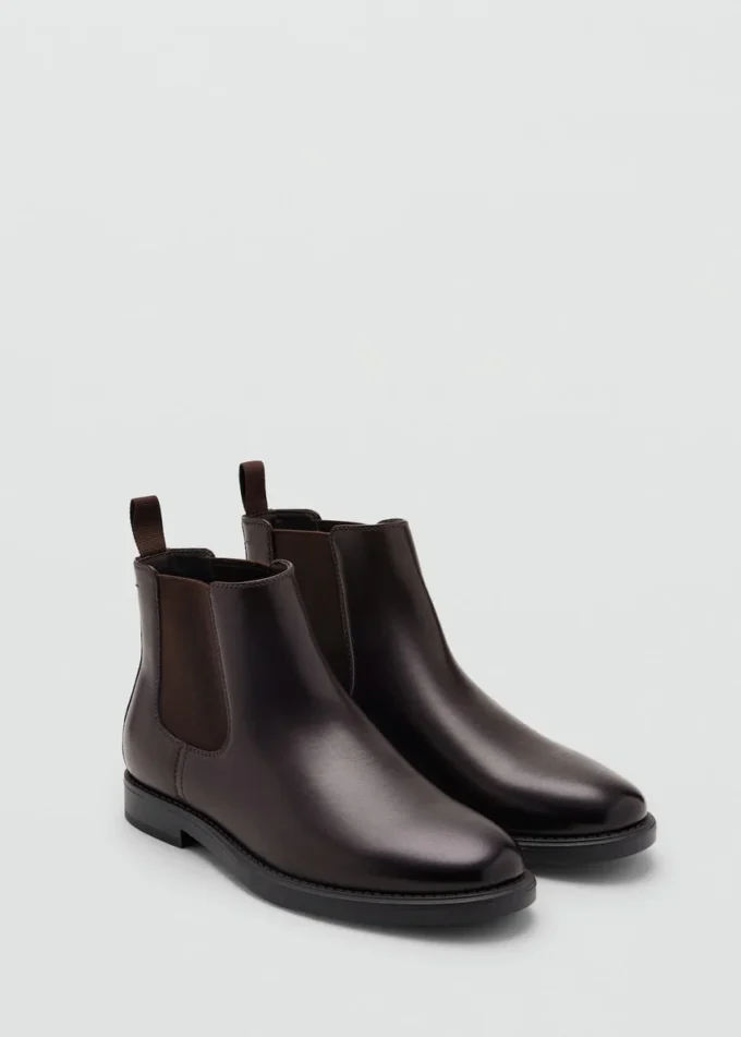 Bottines Chelsea en simili cuir