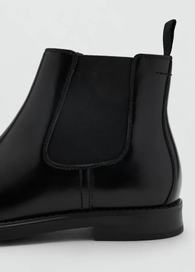 Bottines Chelsea en simili cuir