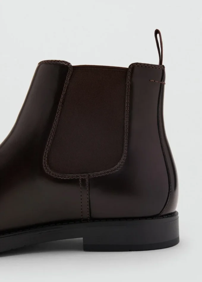 Bottines Chelsea en simili cuir