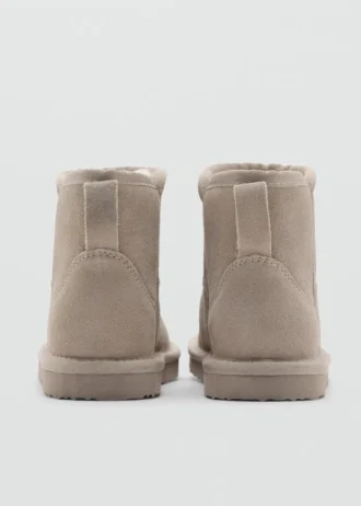 Bottines doublées en peau de mouton