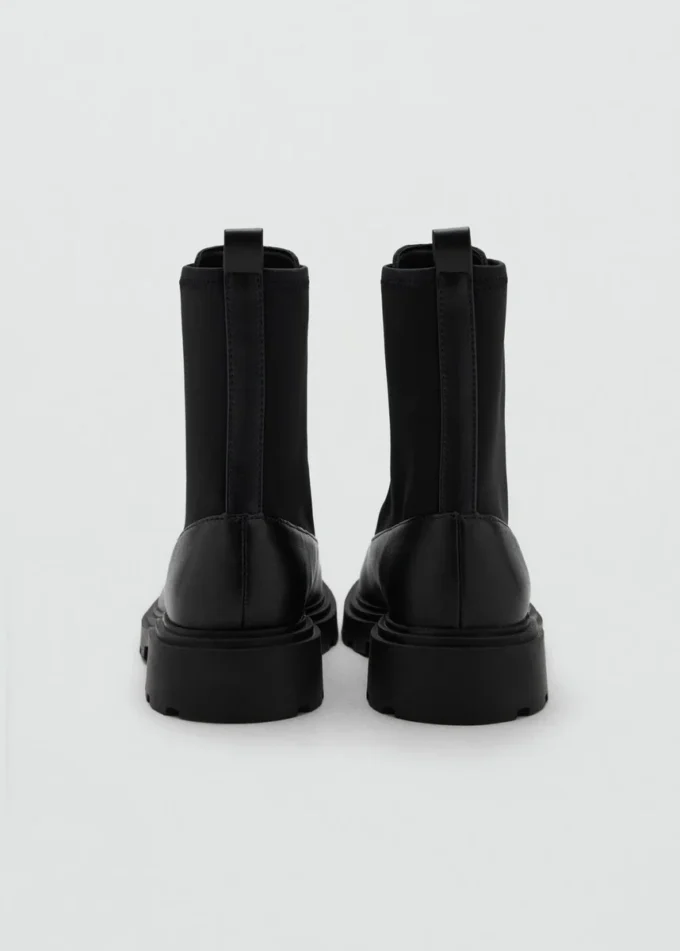Bottines en cuir à fermeture éclair