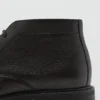Bottines en cuir à lacets